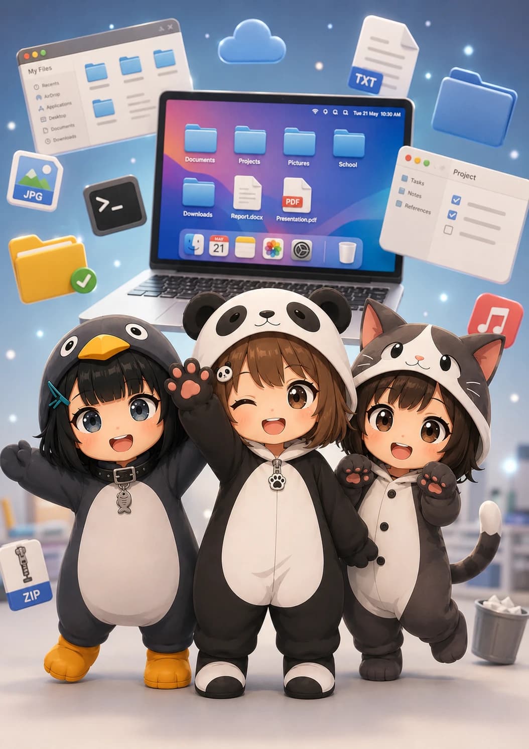 A Floating Pet on the desktop